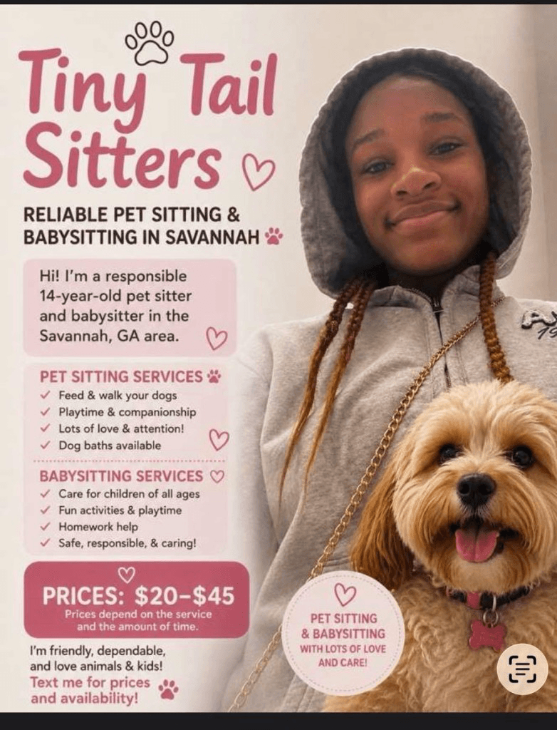 Tiny Tail Sitters — pet sitting and babysitting in Savannah, GA